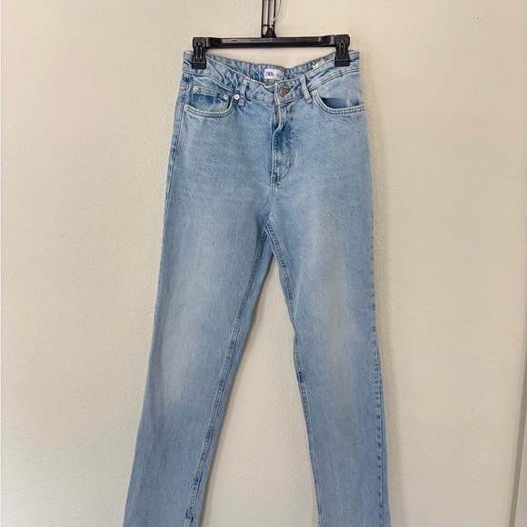 Zara Denim - Zara High Rise Light Blue Jeans